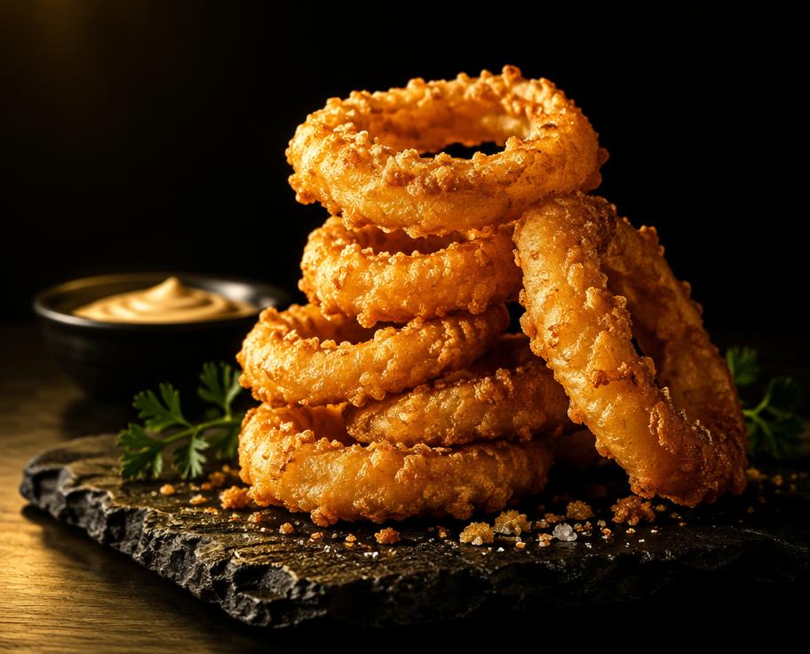 Illustration of 10 Battered Onion Rings