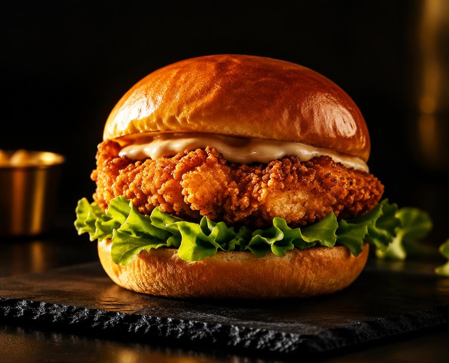 Illustration of Chicken Burger