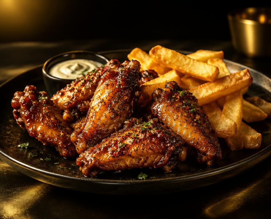 Illustration of Wings & Chips